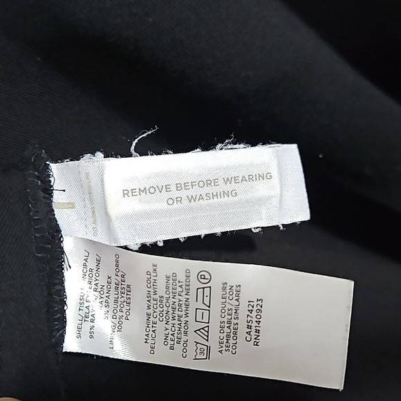 Loft Black Dress Size 16 - Picture 5 of 7